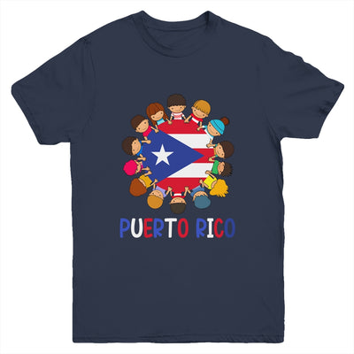 Hispanic Heritage Month Puerto Rico Rican Kids Boys Girls Youth Shirt | teecentury