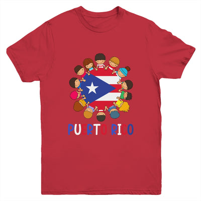 Hispanic Heritage Month Puerto Rico Rican Kids Boys Girls Youth Shirt | teecentury