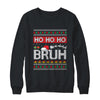 Ho Ho Ho Bruh Funny Christmas Ugly Holiday Santa Hat Shirt & Sweatshirt | teecentury