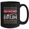 Ho Ho Ho Bruh Funny Christmas Ugly Holiday Santa Hat Mug | teecentury