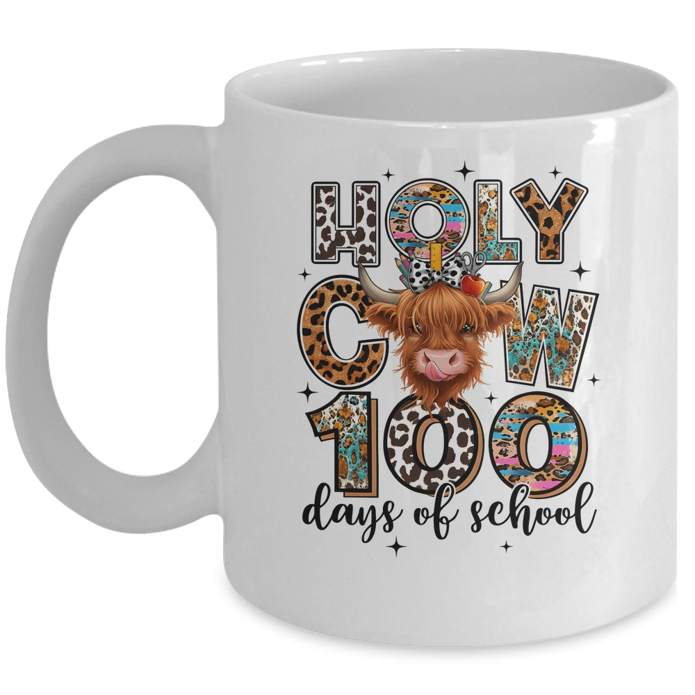 Holy Cow 100 Days Of School 100th Day Smarter Teacher Kids Mug | teecentury