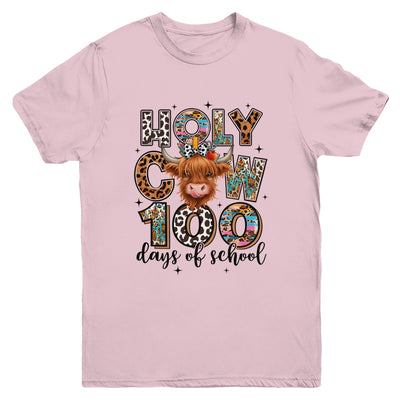 Holy Cow 100 Days Of School 100th Day Smarter Teacher Kids Youth Shirt | teecentury