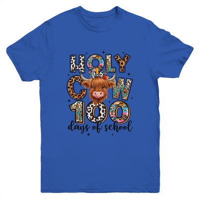 Holy Cow 100 Days Of School 100th Day Smarter Teacher Kids Youth Shirt | teecentury