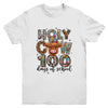 Holy Cow 100 Days Of School 100th Day Smarter Teacher Kids Youth Shirt | teecentury