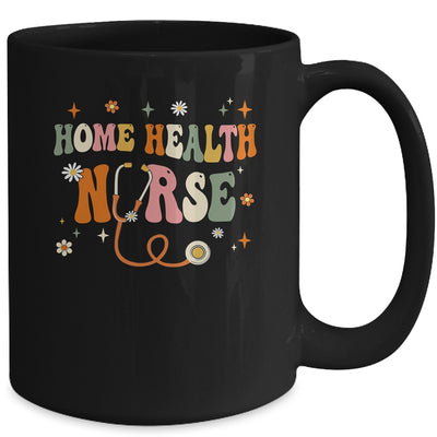 Home Health Nurse Groovy Home Health Care Nursing Mug | teecentury