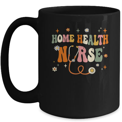 Home Health Nurse Groovy Home Health Care Nursing Mug | teecentury