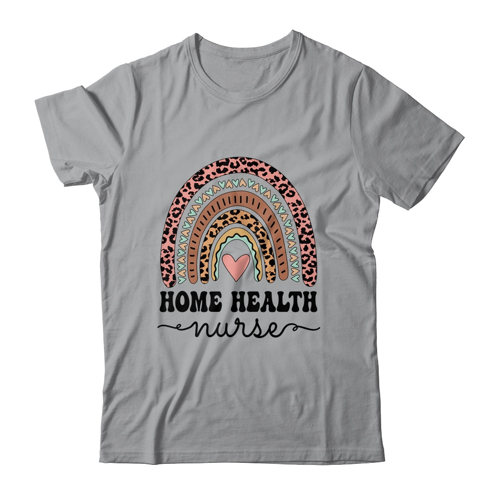 Home Health Nurse Home Care Nursing Rainbow Shirt & Tank Top | teecentury