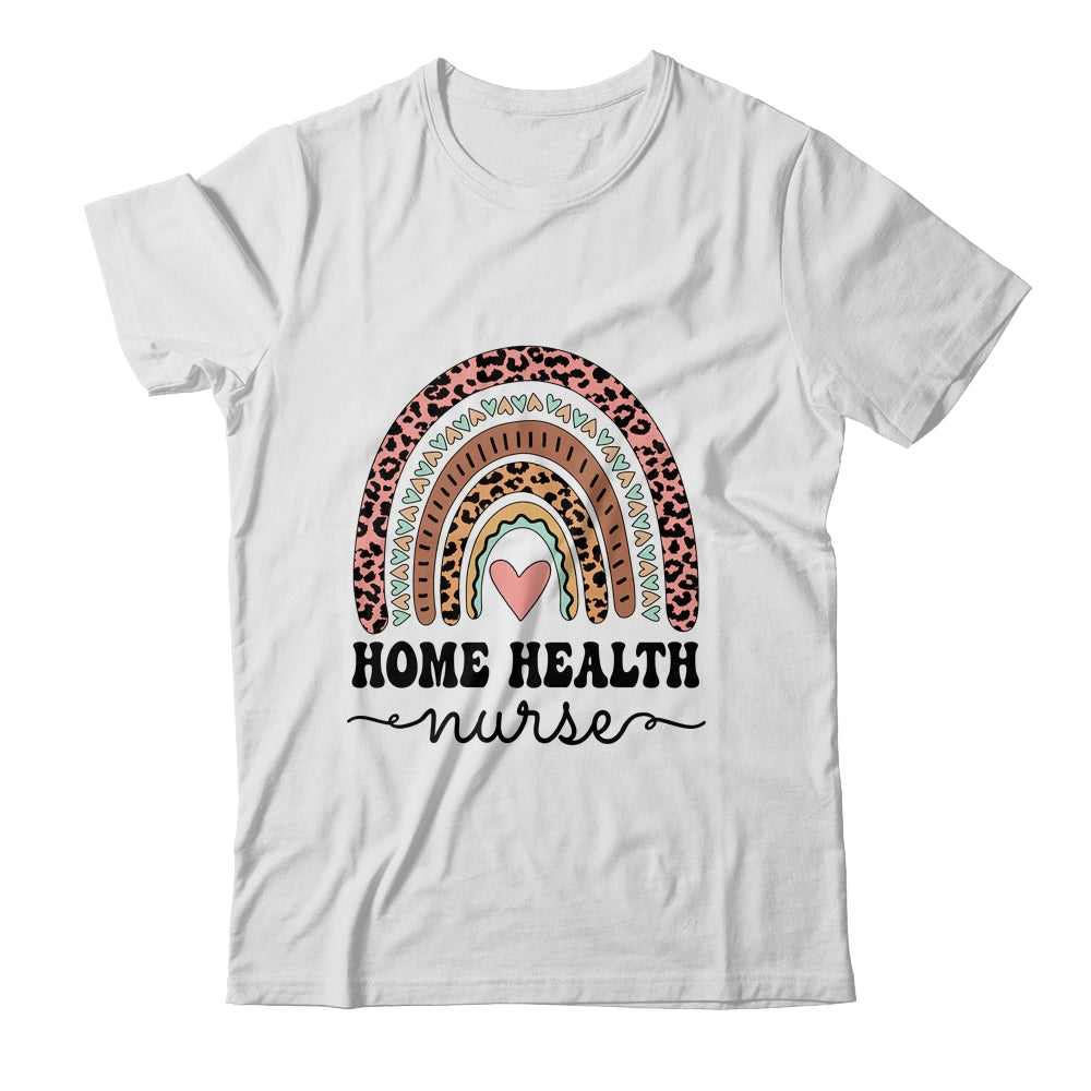 Home Health Nurse Home Care Nursing Rainbow Shirt & Tank Top | teecentury