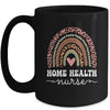 Home Health Nurse Home Care Nursing Rainbow Leopard Mug | teecentury