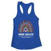 Home Health Nurse Home Care Nursing Rainbow Leopard Shirt & Tank Top | teecentury