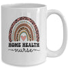 Home Health Nurse Home Care Nursing Rainbow Mug | teecentury