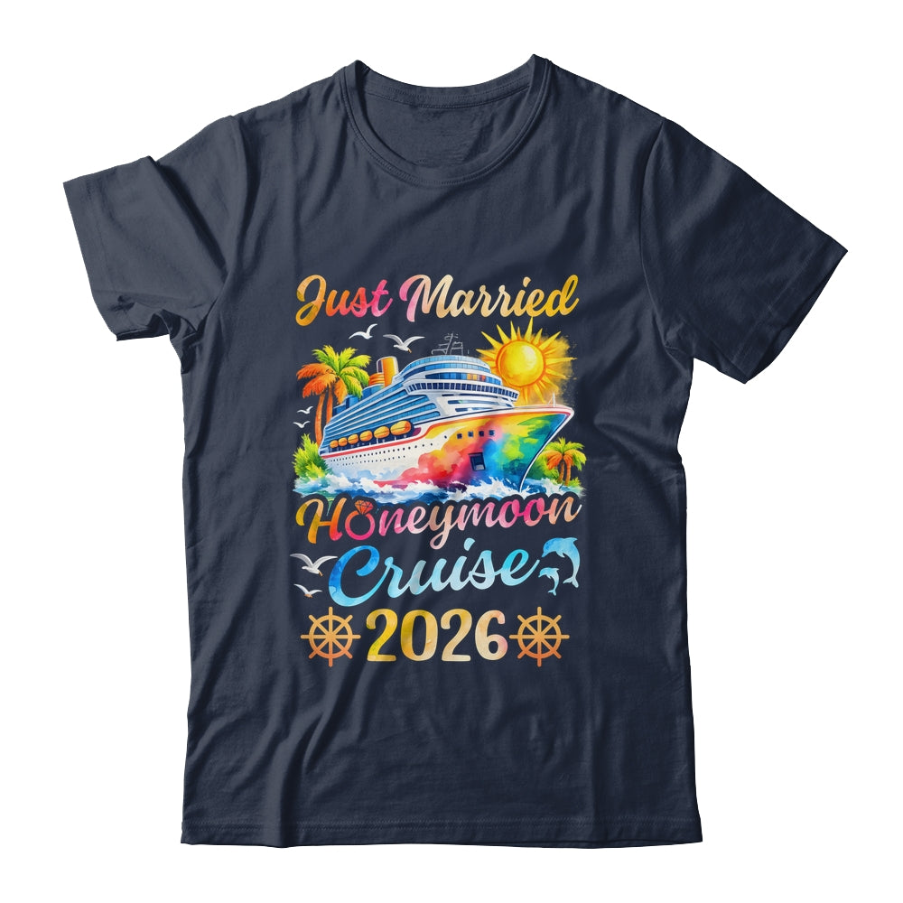Honeymoon Cruise For Matching Couples 2026 Just Married Shirt & Tank Top | teecentury