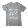 Honeymoon New Husband Wife Couples We're On Our Honeymoon Shirt & Hoodie | teecentury