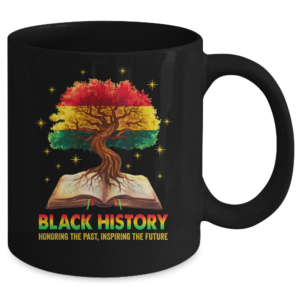Honoring Past Inspiring Future Men Women Black History Month Mug | teecentury