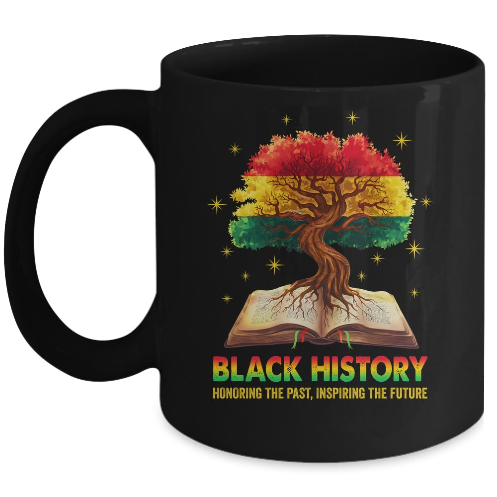 Honoring Past Inspiring Future Men Women Black History Month Mug | teecentury