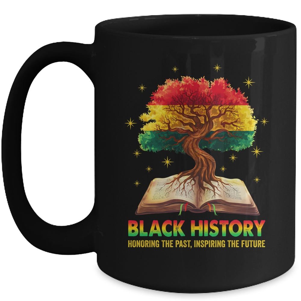 Honoring Past Inspiring Future Men Women Black History Month Mug | teecentury