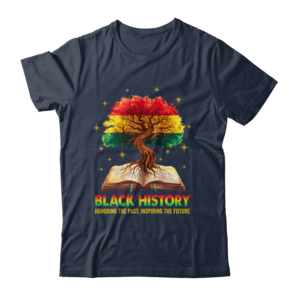 Honoring Past Inspiring Future Men Women Black History Month Shirt & Hoodie | teecentury