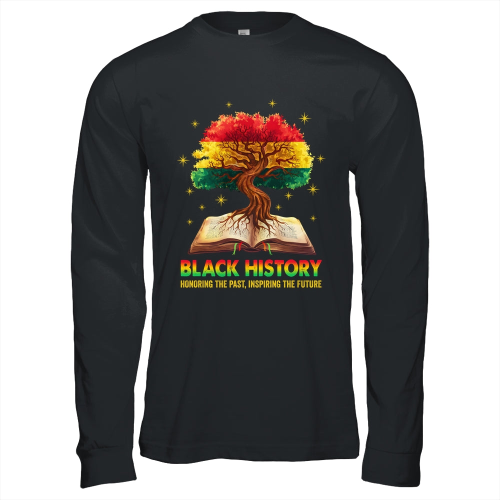 Honoring Past Inspiring Future Men Women Black History Month Shirt & Hoodie | teecentury