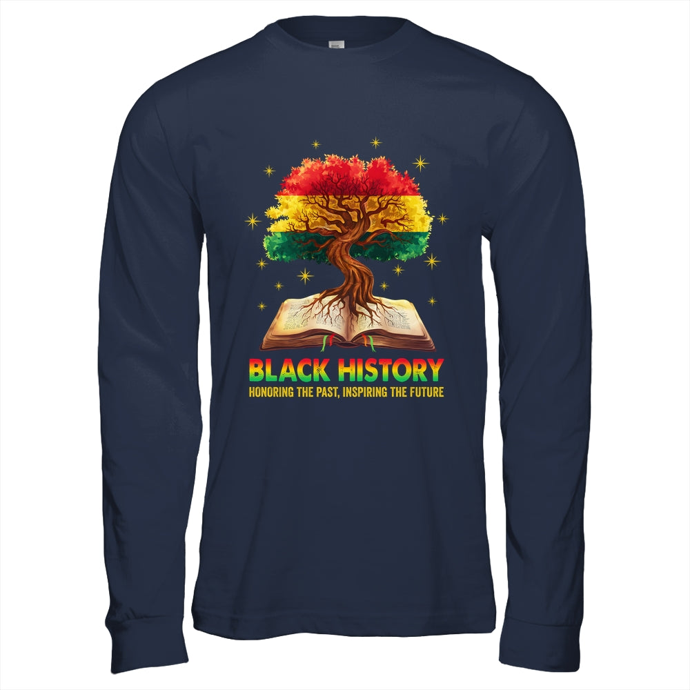 Honoring Past Inspiring Future Men Women Black History Month Shirt & Hoodie | teecentury