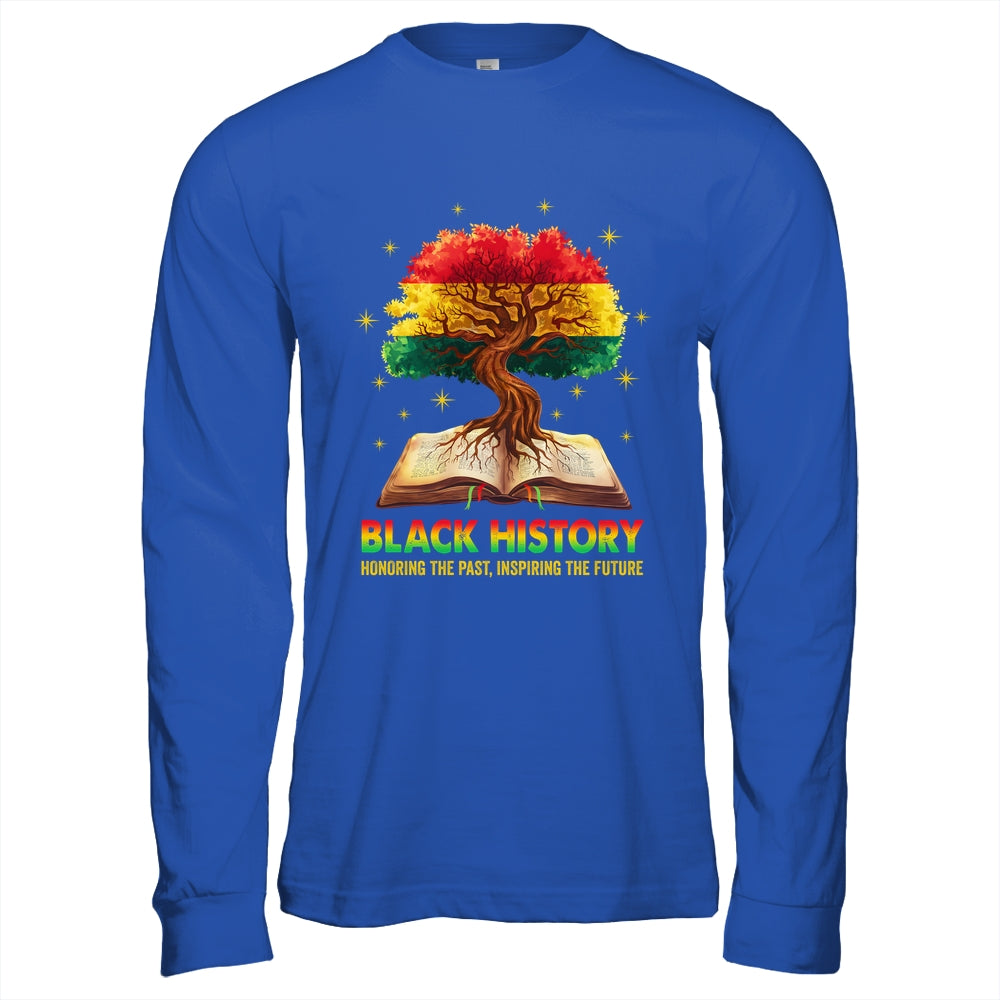 Honoring Past Inspiring Future Men Women Black History Month Shirt & Hoodie | teecentury