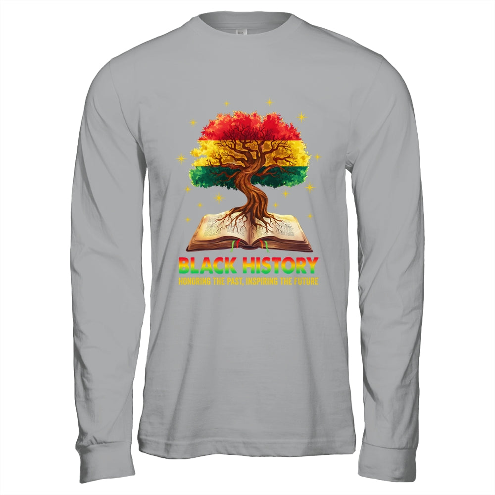 Honoring Past Inspiring Future Men Women Black History Month Shirt & Hoodie | teecentury