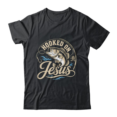 Hooked On Jesus Christian Fishing Bass Faith Shirt & Hoodie | teecentury