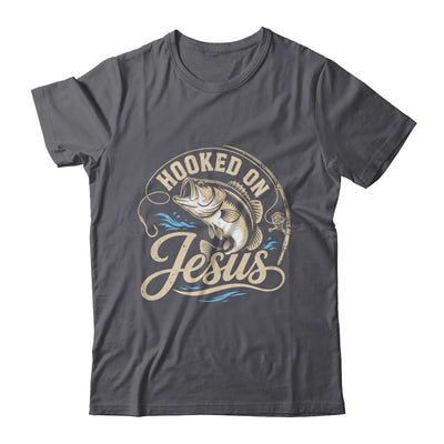 Hooked On Jesus Christian Fishing Bass Faith Shirt & Hoodie | teecentury
