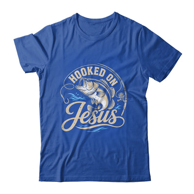 Hooked On Jesus Christian Fishing Bass Faith Shirt & Hoodie | teecentury