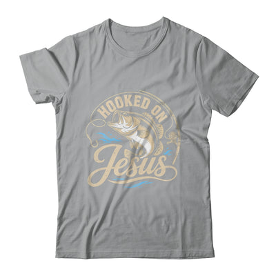 Hooked On Jesus Christian Fishing Bass Faith Shirt & Hoodie | teecentury
