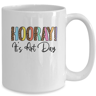 Hooray It's Art Day Art Teacher Art Student Back To School Mug | teecentury