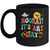 Hooray It's Art Day Art Teacher Rainbow Cute Student Teacher Mug | teecentury