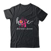 Hope Breast Cancer Pink Ribbons Sunflower October Month Shirt & Hoodie | teecentury
