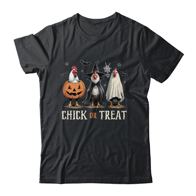Horror Funny Chick Or Treat Chickens Ghost Witchy Halloween Shirt & Hoodie | teecentury