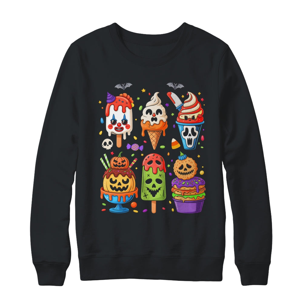Horror Movie Summer Popsicle Halloween Ice Cream Summerween Shirt & Sweatshirt | teecentury