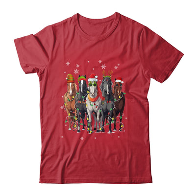 Horses Merry Christmas Funny Horse Lover For Xmas Women Men Shirt & Sweatshirt | teecentury