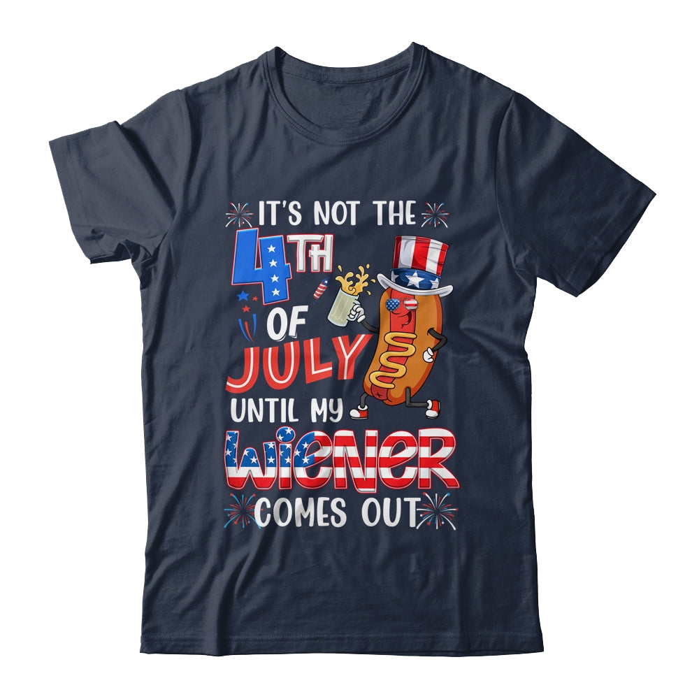 Hot Dog Until My Wiener Comes Out Funny Hot Dog 4th Of July Shirt & Tank Top | teecentury