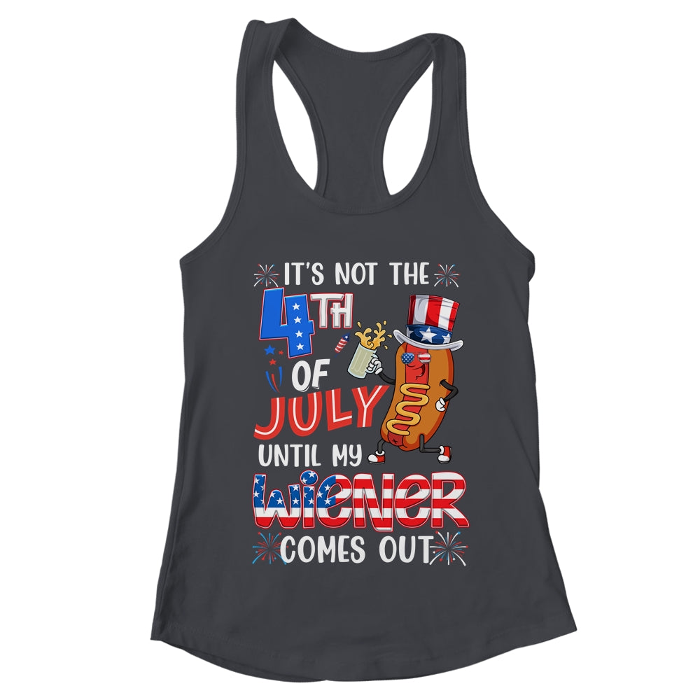 Hot Dog Until My Wiener Comes Out Funny Hot Dog 4th Of July Shirt & Tank Top | teecentury