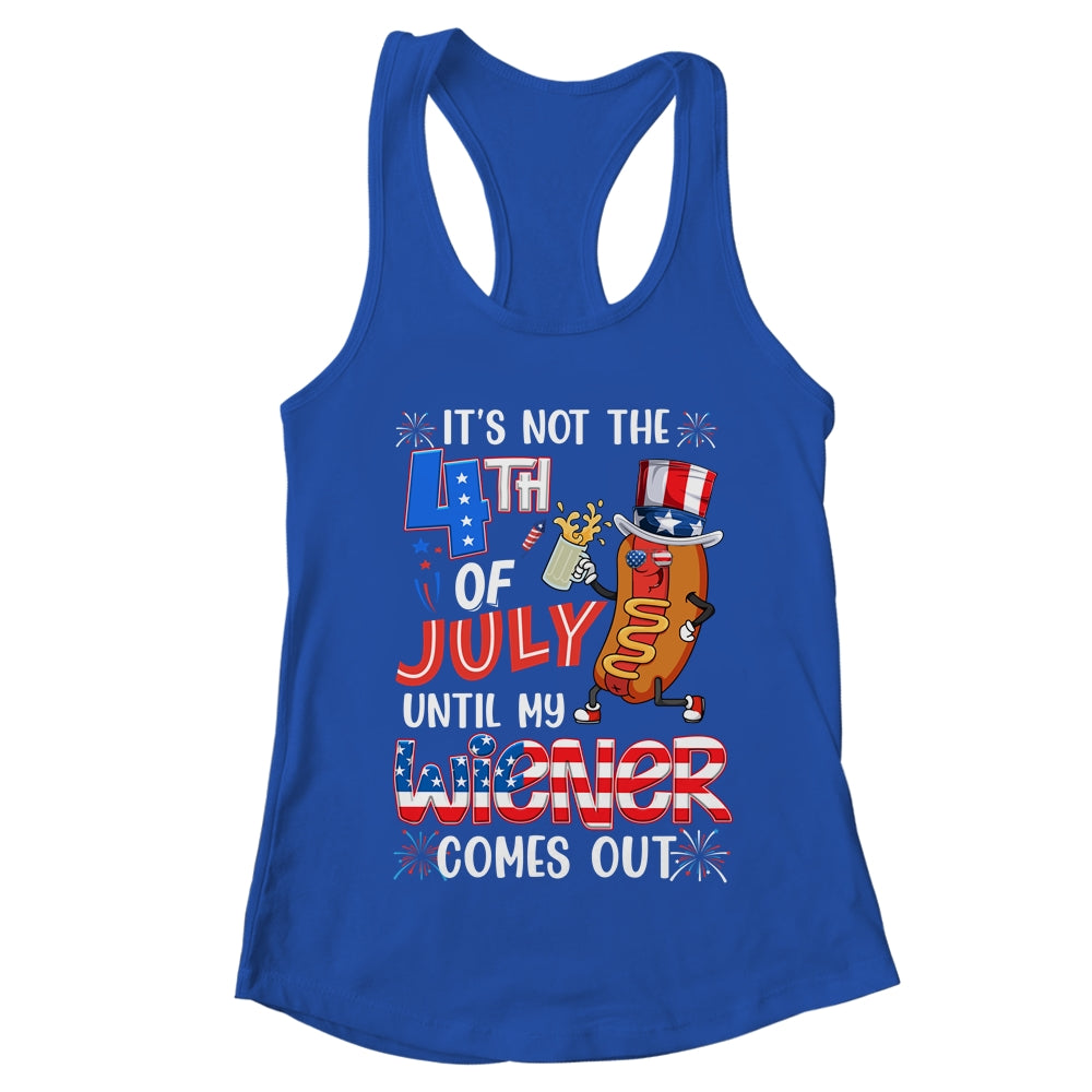 Hot Dog Until My Wiener Comes Out Funny Hot Dog 4th Of July Shirt & Tank Top | teecentury