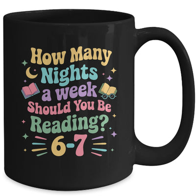 How Many Nights Reading 67 Meme Six Seven Teacher Funny Mug | teecentury