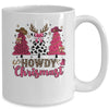 Howdy Christmas Cowgirl Western Christmas Trees Coquette Mug | teecentury
