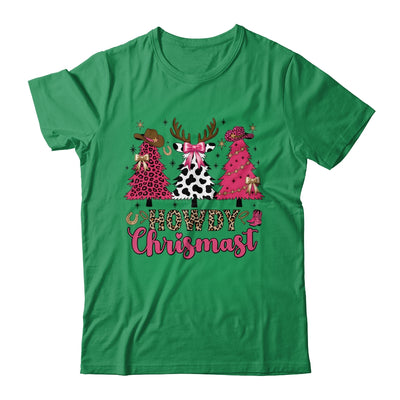 Howdy Christmas Cowgirl Western Christmas Trees Coquette Shirt & Sweatshirt | teecentury