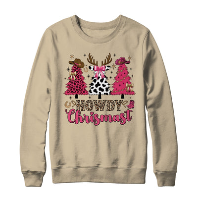 Howdy Christmas Cowgirl Western Christmas Trees Coquette Shirt & Sweatshirt | teecentury