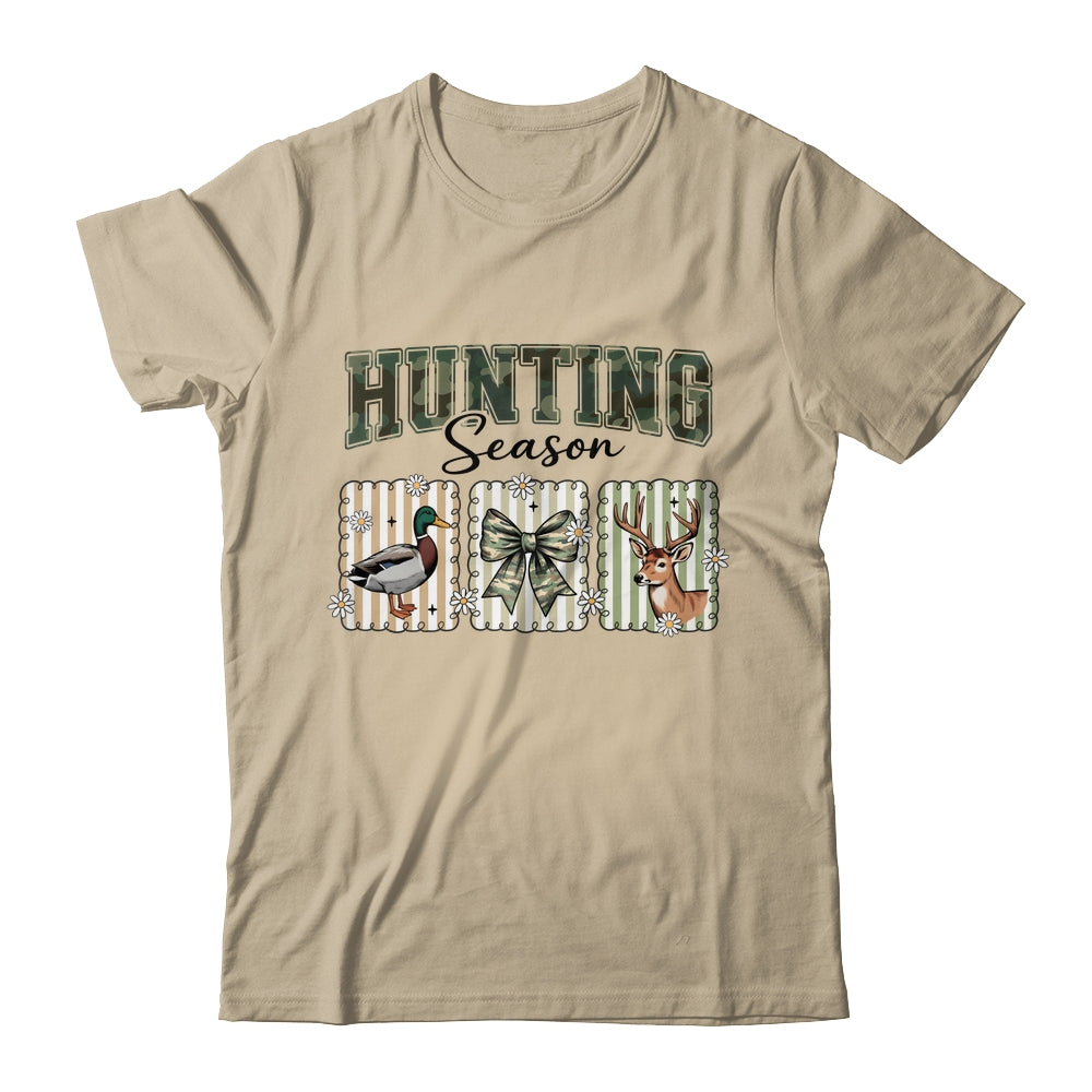 Hunting Season Preppy Camo Bow Deer Hunting Duck Hunter Shirt & Hoodie | teecentury