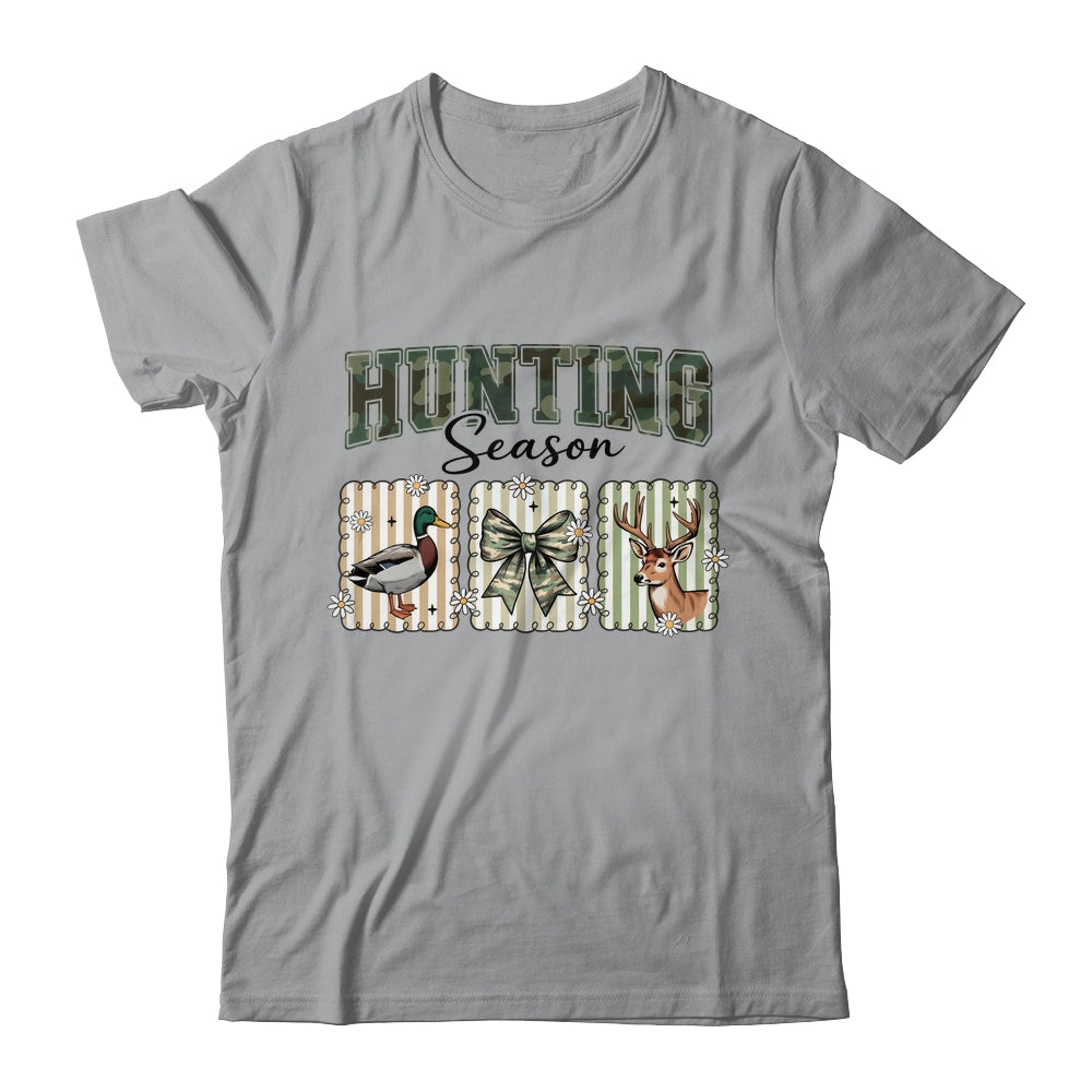 Hunting Season Preppy Camo Bow Deer Hunting Duck Hunter Shirt & Hoodie | teecentury