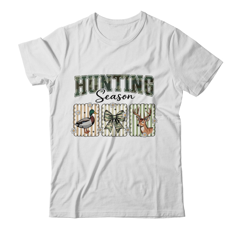 Hunting Season Preppy Camo Bow Deer Hunting Duck Hunter Shirt & Hoodie | teecentury