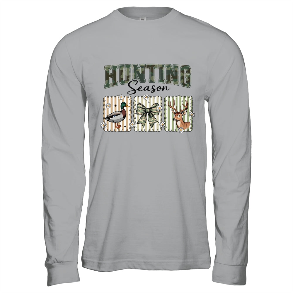 Hunting Season Preppy Camo Bow Deer Hunting Duck Hunter Shirt & Hoodie | teecentury
