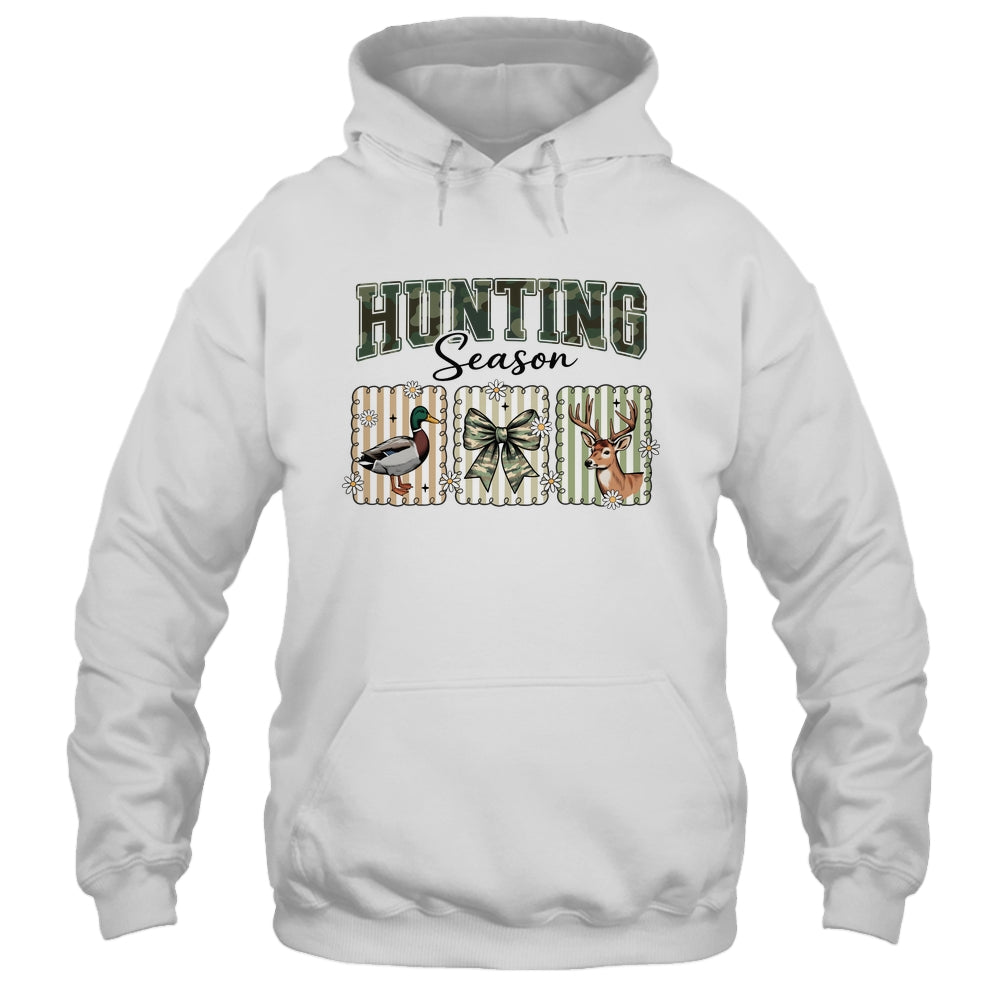 Hunting Season Preppy Camo Bow Deer Hunting Duck Hunter Shirt & Hoodie | teecentury