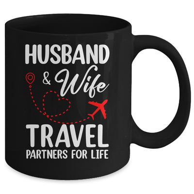 Husband And Wife Travel Partners For Life Couple Matching Mug | teecentury