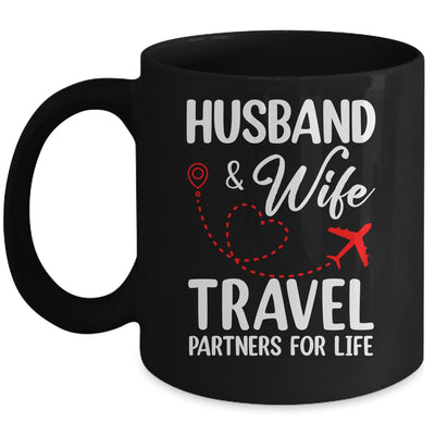 Husband And Wife Travel Partners For Life Couple Matching Mug | teecentury