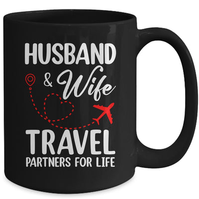 Husband And Wife Travel Partners For Life Couple Matching Mug | teecentury